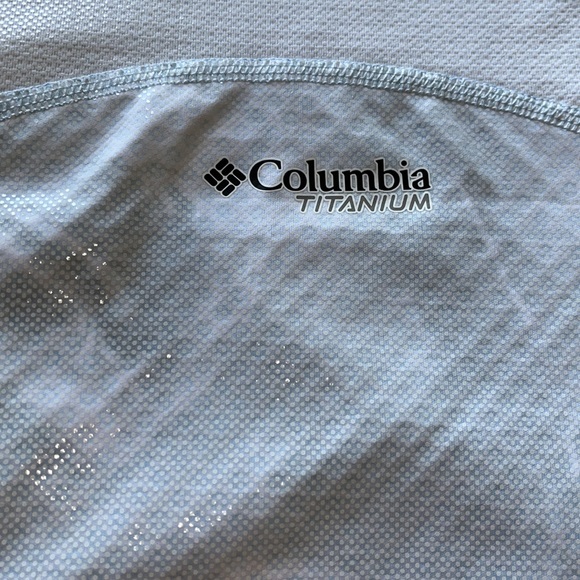 Columbia women’s Titanium Titan Pass Sun Deflector Short Sleeve Tee Shirt NWT - Picture 6 of 8
